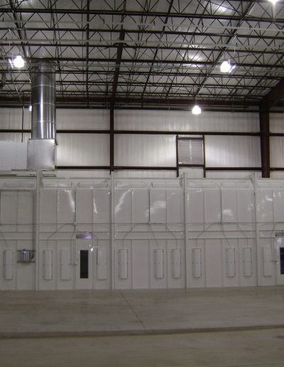 RTT Engineered Solutions Crossdraft Paint Booth