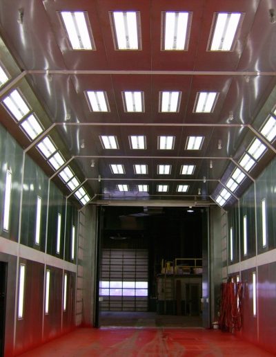 RTT Engineered Solutions Crossdraft Paint Booth