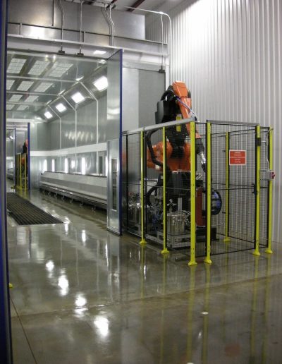 RTT Engineered Solutions Downdraft Paint Booth