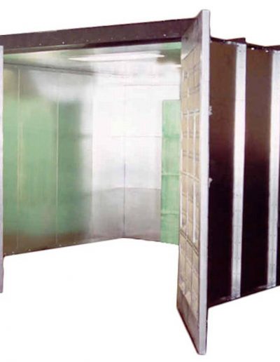 RTT Engineered Solutions Enclosed Industrial Paint Booth