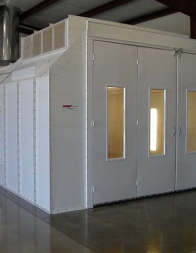 RTT Engineered Solutions EZ Modified Downdraft Paint Booth