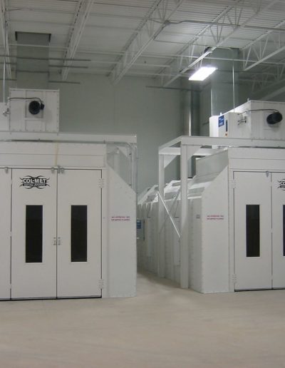 RTT Engineered Solutions EZ Modified Downdraft Paint Booth