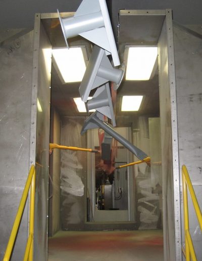 RTT Engineered Solutions EX Pass Through Powder Coating Booth