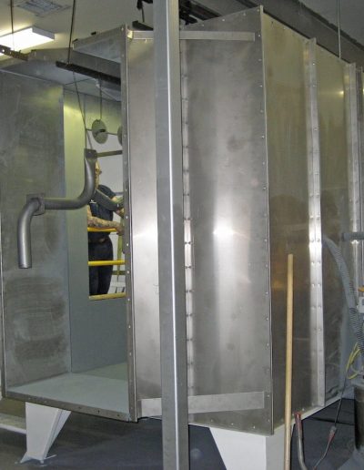 RTT Engineered Solutions EX Pass Through Powder Coating Booth