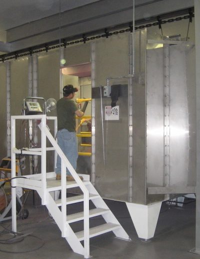 RTT Engineered Solutions EX Pass Through Powder Coating Booth