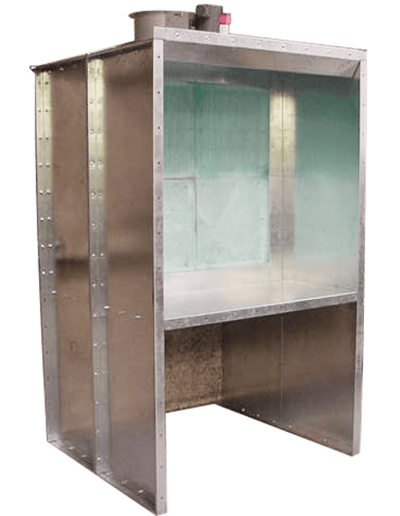 RTT Engineered Solutions Open Front Bench Paint Booth