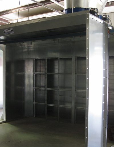 RTT Engineered Solutions Open Front Paint Booth