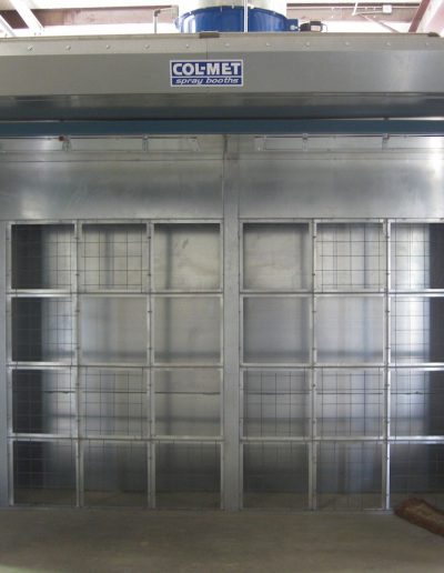 RTT Engineered Solutions Open Front Paint Booth