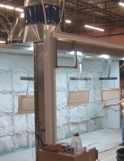 RTT Engineered Solutions Open Front Paint Booth