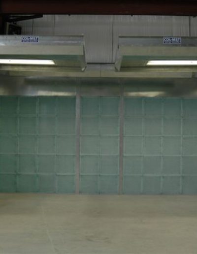 RTT Engineered Solutions Open Front Paint Booth