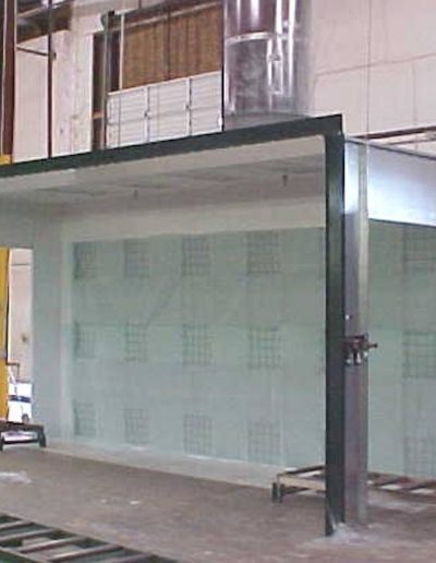 RTT Engineered Solutions Open Front Paint Booth