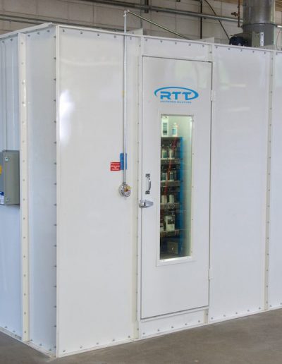 RTT Engineered Solutions Automotive Paint Mixing Room